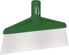 Remco - Stiff Stainless Steel Straight Scraper - 10-1/4" Blade Width - Benchmark Tooling