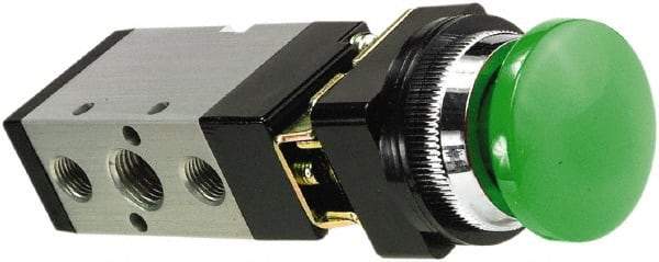 ARO/Ingersoll-Rand - Manually Operated Valves Valve Type: Manual Mechanical Actuator Type: Palm Button/Spring - Benchmark Tooling