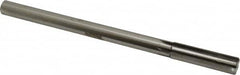 Made in USA - 0.636" Carbide-Tipped 6 Flute Chucking Reamer - Straight Flute, 9/16" Straight Shank, 2-1/4" Flute Length, 9" OAL - Benchmark Tooling
