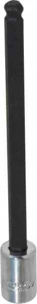 Proto - 3/8" Drive, 5/16" Hex Bit Socket - 6-3/32" OAL, 5" Bit Length, Long Ball End Hex Bit Socket - Benchmark Tooling