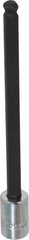 Proto - 3/8" Drive, 5/16" Hex Bit Socket - 6-3/32" OAL, 5" Bit Length, Long Ball End Hex Bit Socket - Benchmark Tooling