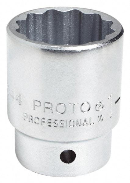 Blackhawk by Proto - 3/4" Drive, Standard Hand Socket - 12 Points, 2-45/64" OAL, Alloy Steel, Black Finish - Benchmark Tooling