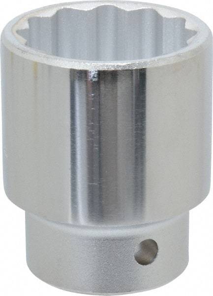Proto - 1-1/2", 3/4" Drive, Standard Hand Socket - 12 Points, 2-13/32" OAL, Chrome Finish - Benchmark Tooling
