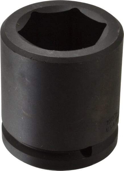 Proto - 1-1/2" Drive 2-3/16" Standard Impact Socket - 6 Points, 3-5/8" OAL - Benchmark Tooling