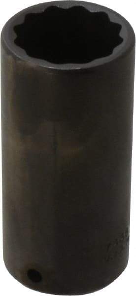 Proto - 1/2" Drive 1-3/16" Deep Impact Socket - 12 Points, 3-1/2" OAL - Benchmark Tooling