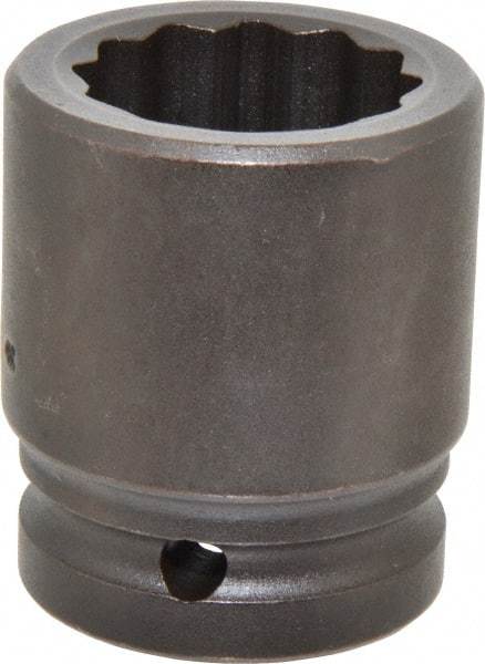 Proto - 3/4" Drive 1-3/16" Standard Impact Socket - 12 Points, 2-3/16" OAL - Benchmark Tooling