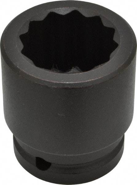 Proto - 3/4" Drive 1-1/4" Standard Impact Socket - 12 Points, 2-3/16" OAL - Benchmark Tooling