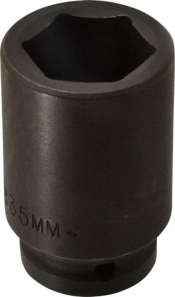 Proto - 3/4" Drive 35mm Deep Impact Socket - 6 Points, 3-1/4" OAL - Benchmark Tooling