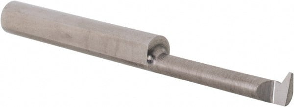 Made in USA - 0.22" Min Bore Diam, 1" Max Bore Depth, 1/4 Shank Diam, Profile Boring Bar - Exact Industrial Supply