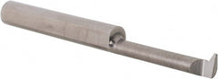 Made in USA - 0.22" Min Bore Diam, 1" Max Bore Depth, 1/4 Shank Diam, Profile Boring Bar - Exact Industrial Supply