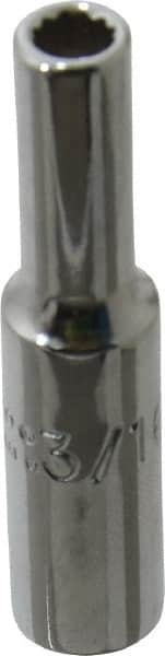 Proto - 1-1/2", 1/2" Drive, Deep Hand Socket - 12 Points, 2" OAL, Chrome Finish - Benchmark Tooling