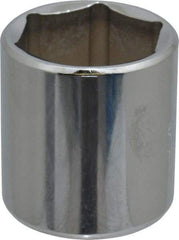 Proto - 15/16", 3/8" Drive, Standard Hand Socket - 6 Points, 1-5/16" OAL, Chrome Finish - Benchmark Tooling
