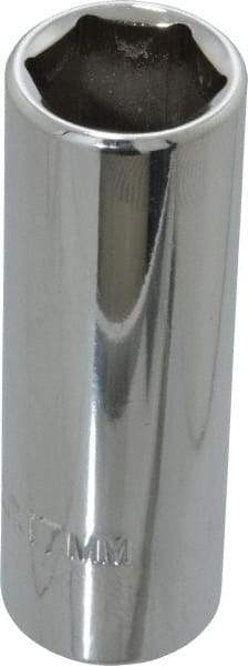 Proto - 3/8" Drive, Deep Hand Socket - 6 Points, 2-3/4" OAL, Chrome Finish - Benchmark Tooling