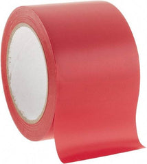 NMC - Red Solid Color Vinyl Tape - 3" Wide x 108' Long x 0.002" Thick, General Traffic - Benchmark Tooling