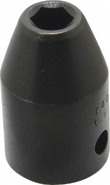 Proto - 1/2" Drive 8mm Standard Impact Socket - 6 Points, 1-1/2" OAL - Benchmark Tooling