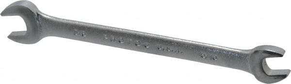 Proto - 5/16" x 3/8" Standard Open End Wrench - 5-1/8" OAL, Double End, Satin Finish, 15° Head Angle - Benchmark Tooling