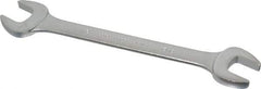 Proto - 13/16" x 7/8" Standard Open End Wrench - 10-1/8" OAL, Double End, Satin Finish, 15° Head Angle - Benchmark Tooling