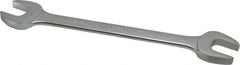 Proto - 15/16" x 1" Standard Open End Wrench - 11-1/2" OAL, Double End, Satin Finish, 15° Head Angle - Benchmark Tooling
