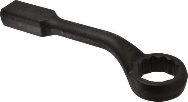Proto - 60mm 12 Point Striking Box Wrench - Single End, 3-3/8" Head Diam x 1-1/2" Head Thickness, 13-1/2" OAL, Steel - Benchmark Tooling