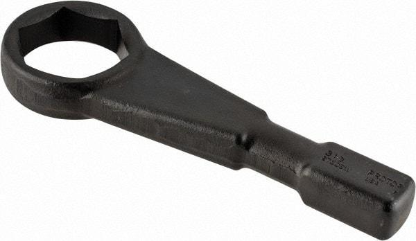 Proto - 3-1/8" 6 Point Striking Box Wrench - Single End, 4-31/64" Head Diam, 13-13/16" OAL, Steel, Black Finish - Benchmark Tooling