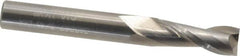 Atrax - 5/16", 13/16" LOC, 5/16" Shank Diam, 2-1/2" OAL, 2 Flute, Solid Carbide Square End Mill - Single End, Uncoated, Spiral Flute, 30° Helix, Centercutting, Right Hand Cut - Benchmark Tooling