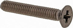 Value Collection - M3x0.50 Metric Coarse, 14mm OAL Phillips Drive Machine Screw - Flat Head, Grade 18-8 & A2 Stainless Steel, Uncoated, Without Washer - Benchmark Tooling