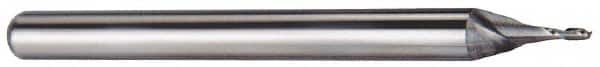 M.A. Ford - 5/16", 1/2" LOC, 5/16" Shank Diam, 2" OAL, 2 Flute, Solid Carbide Square End Mill - Single End, Uncoated, Spiral Flute, 30° Helix, Centercutting, Right Hand Cut, Right Hand Flute, Series 164 - Benchmark Tooling