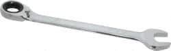 Blackhawk by Proto - 1" 12 Point Combination Wrench - 15° Head Angle, 12-11/16" OAL, Steel, Chrome Finish - Benchmark Tooling
