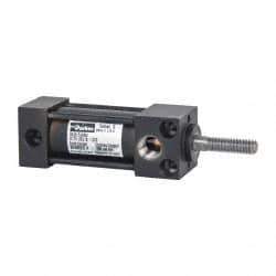 Parker - 1" Stroke x 3/4" Bore Double Acting Air Cylinder - 1/8 Port, 1/4-20 Rod Thread, 200 Max psi, -10 to 165°F - Benchmark Tooling
