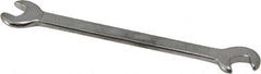 Blackhawk by Proto - 13/64" x 15/64" Standard Ignition Open End Wrench - 3-3/16" OAL, Double End, Satin Finish, 15° & 60° Head Angle - Benchmark Tooling