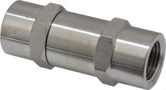 Ham-Let - 1/2" Stainless Steel Check Valve - Inline, FNPT x FNPT, 3,000 WOG - Benchmark Tooling