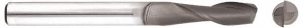 Niagara Cutter - 1/32", 3/32" LOC, 1/8" Shank Diam, 1-1/2" OAL, 2 Flute, Solid Carbide Square End Mill - Single End, Diamond Finish, Spiral Flute, 30° Helix, Centercutting, Right Hand Cut, Right Hand Flute, Series DIA230 - Benchmark Tooling