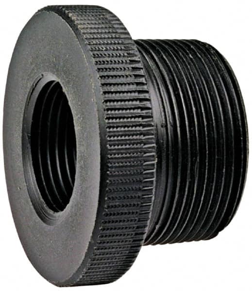 NIBCO - 1-1/4 x 3/4" Polypropylene Plastic Pipe Flush Reducer Bushing - Schedule 80, MPT x FPT End Connections - Benchmark Tooling