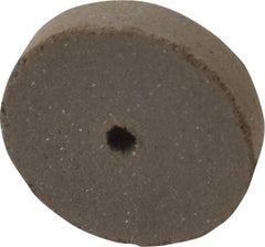 Cratex - 5/8" Diam x 1/16" Hole x 1/8" Thick, Surface Grinding Wheel - Silicon Carbide, Medium Grade, 25,000 Max RPM, Rubber Bond, No Recess - Benchmark Tooling