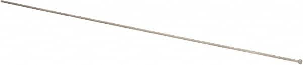 Gibraltar - 3mm Pin Diam, 6mm Head Diam x 3mm Head Height, 500mm OAL, Straight Ejector Pin - Steel, 497mm Pin Length - Benchmark Tooling