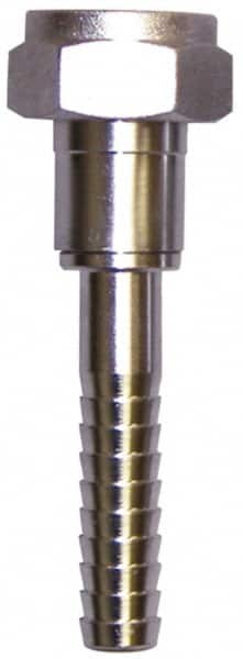 SuperKlean - FGHT x 1/2" Hose Barb, FGHT x Hose Barb Swivel - Stainless Steel - Benchmark Tooling