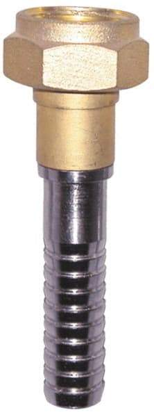 SuperKlean - 3/4 FGHT x 5/8" Hose Barb, FGHT x Hose Barb Swivel - Brass & Stainless Steel - Benchmark Tooling