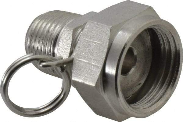 SuperKlean - MNPT x FGHT Swivel Hose Adapter - Stainless Steel - Benchmark Tooling