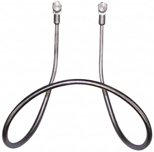 SuperKlean - Air & Water Hose Rack - Stainless Steel Bolts & End Fittings - Benchmark Tooling