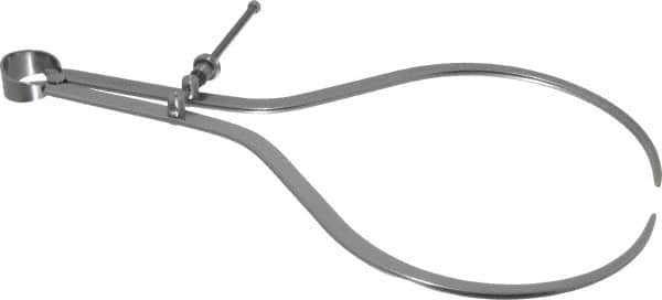 Starrett - 12 Inch Leg, Spring Joint, Steel, Polished, Outside Caliper - 12 Inch Max Measurement, 300mm Max Measurement, Flat Leg with Quick Nut Adjustment - Benchmark Tooling