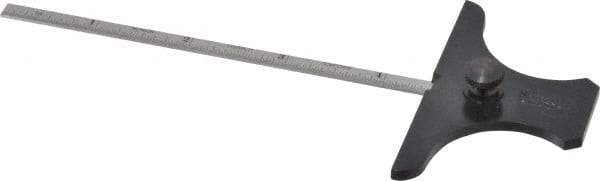 Starrett - Rule Depth Gages Minimum Measurement (Inch): 0 Maximum Measurement (Inch): 6 - Benchmark Tooling