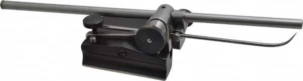 Starrett - 2 Spindle, 12 and 18 Inch Spindle Length, Surface Gage - 3-1/2 Inch Long x 3-3/16 Inch Wide Base, Hardened Steel - Benchmark Tooling