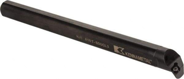 Kennametal - 33.02mm Min Bore Diam, 12" OAL, 1" Shank Diam, A-SDUC Indexable Boring Bar - DC.. Insert, Screw Holding Method - Benchmark Tooling