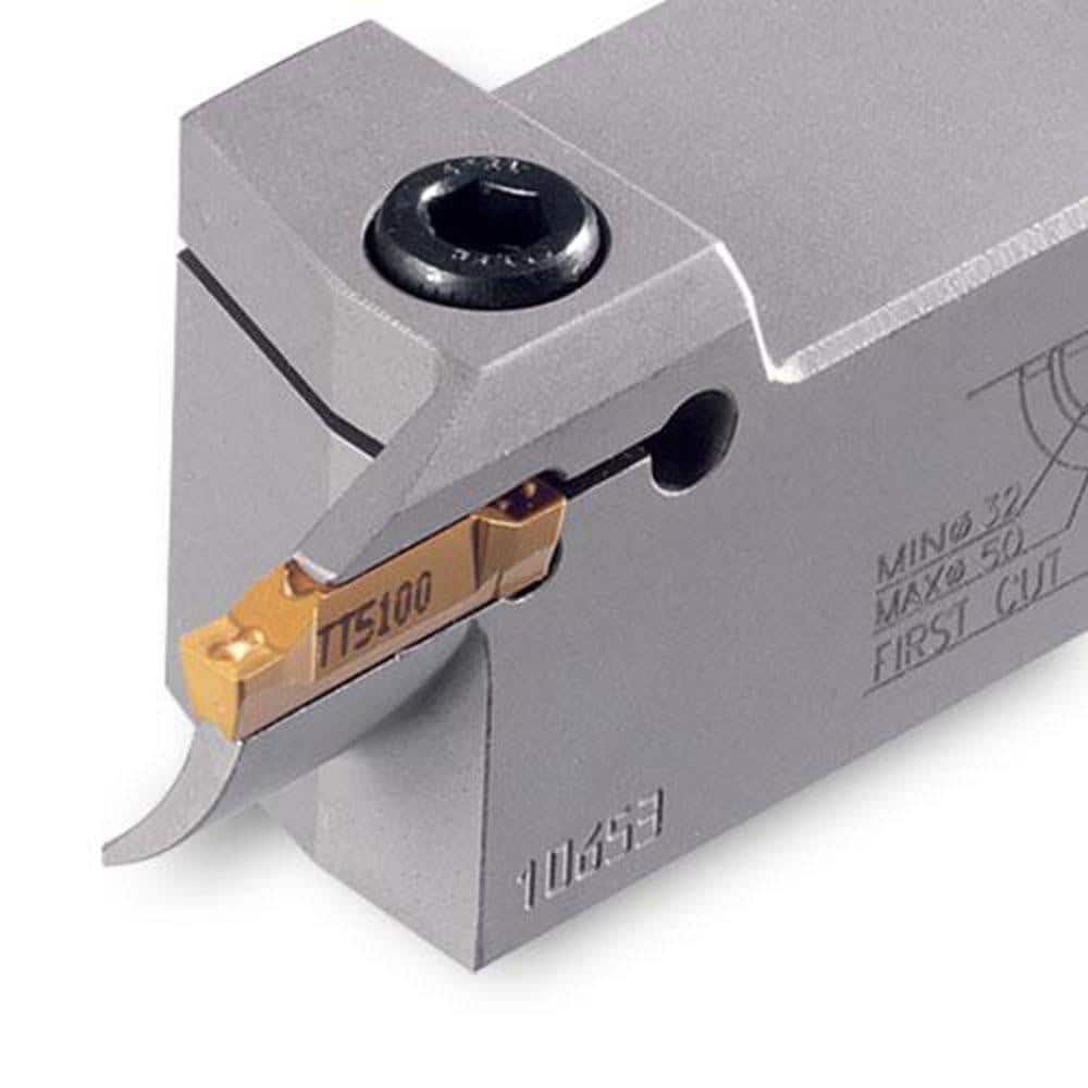 Indexable Grooving Toolholder: TTFR25.4-60-6, 0.1970″ Max Groove Width 0.7900″ Max Depth, Uses TD 6 & TS 6 Inserts, 1.0000″ Shank Height, 1″ Shank Width, No