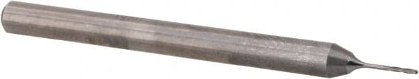Magafor - 0.3988mm Solid Carbide 4 Flute Chucking Reamer - Spiral Flute, 0.118" Straight Shank, 5/64" Flute Length, 1-17/32" OAL - Benchmark Tooling