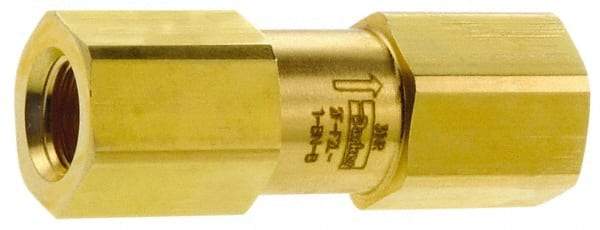 Parker - 3,000 Max psi, 3/8" Pipe, FNPT x FNPT End Connections, Brass Instrumentation Filter - Micro Rating 1, Viton Seal - Benchmark Tooling