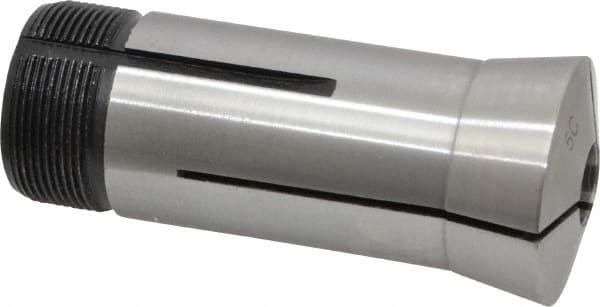 Value Collection - 12 mm 5C Round Collet - 1.041-24 Internal Thread Size, Steel - Exact Industrial Supply