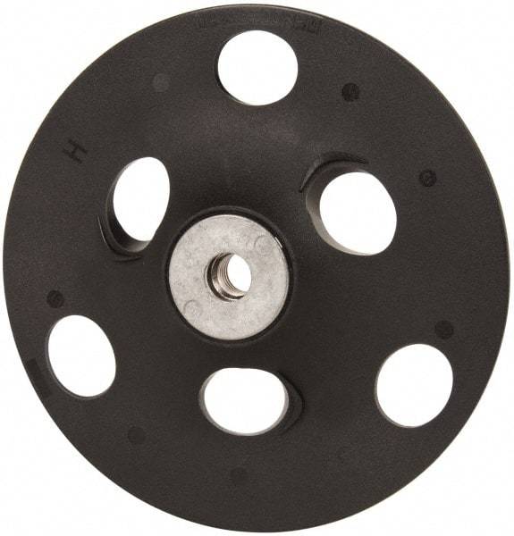 Norton - 7" Diam Quick-Change Type S Disc Backing Pad - Hard Density, 8,600 RPM, Speed-Lok Compatible - Benchmark Tooling