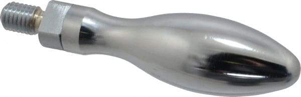 Gibraltar - M10x1.5 Threaded Stem, Revolving Handwheel & Machine Handle - Steel Bulb Shape Handle, Steel Stem - Benchmark Tooling