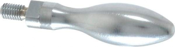 Gibraltar - M8x1.25 Threaded Stem, Revolving Handwheel & Machine Handle - Steel Bulb Shape Handle, Steel Stem - Benchmark Tooling